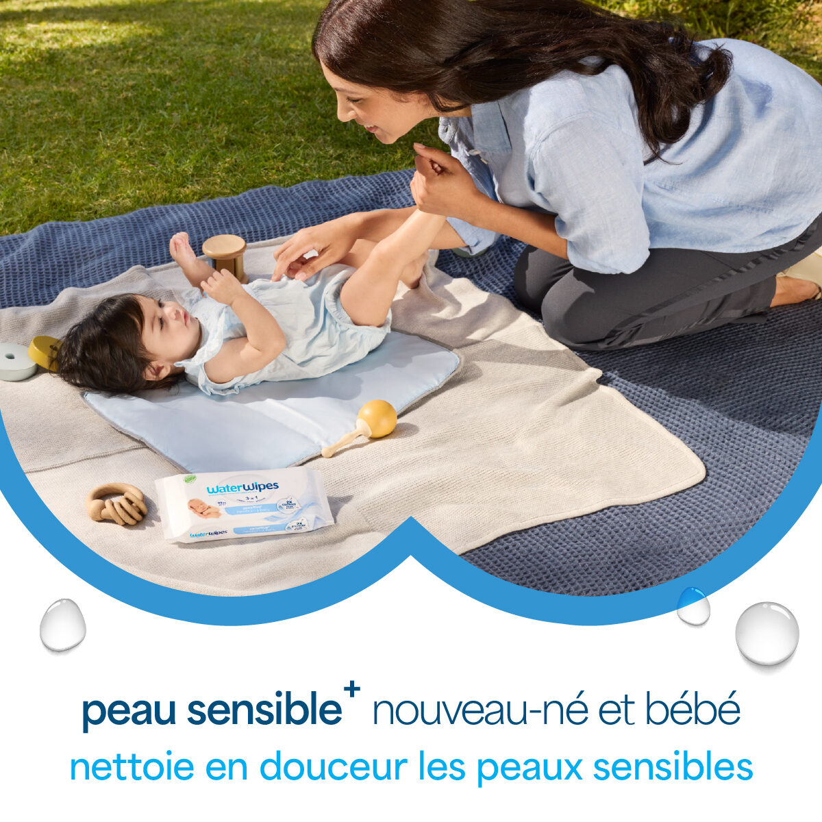 NOUVELLES Peau Sensible+ Nouveau-Né et Bébé