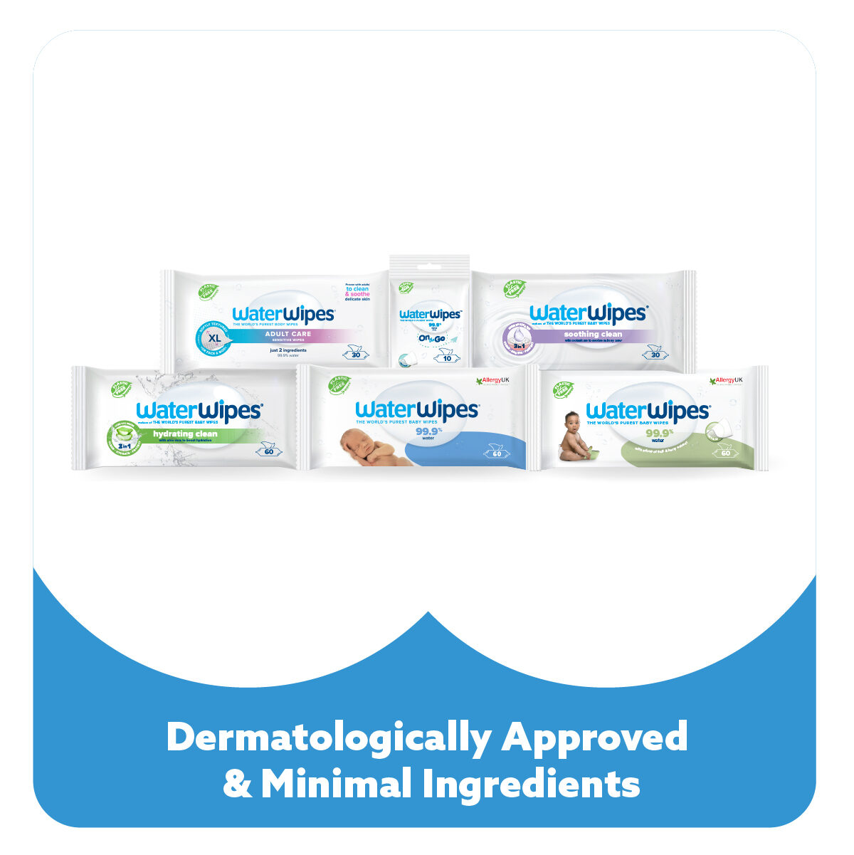 WaterWipes® Adult Care Sensitive Wipes