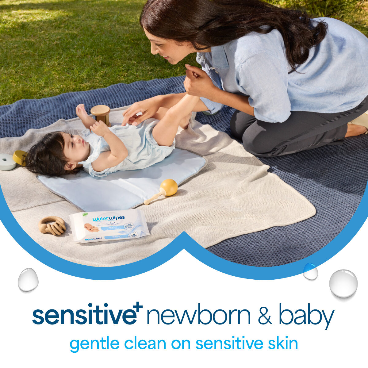 NEW Sensitive+ Newborn & Baby Wipes