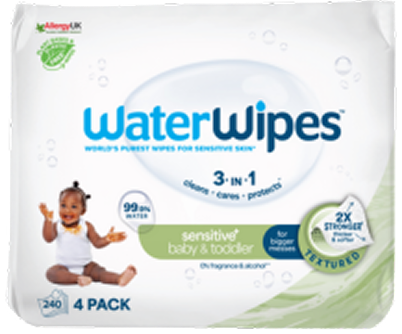 4 Pack x 60 Wipes (240 wipes total)