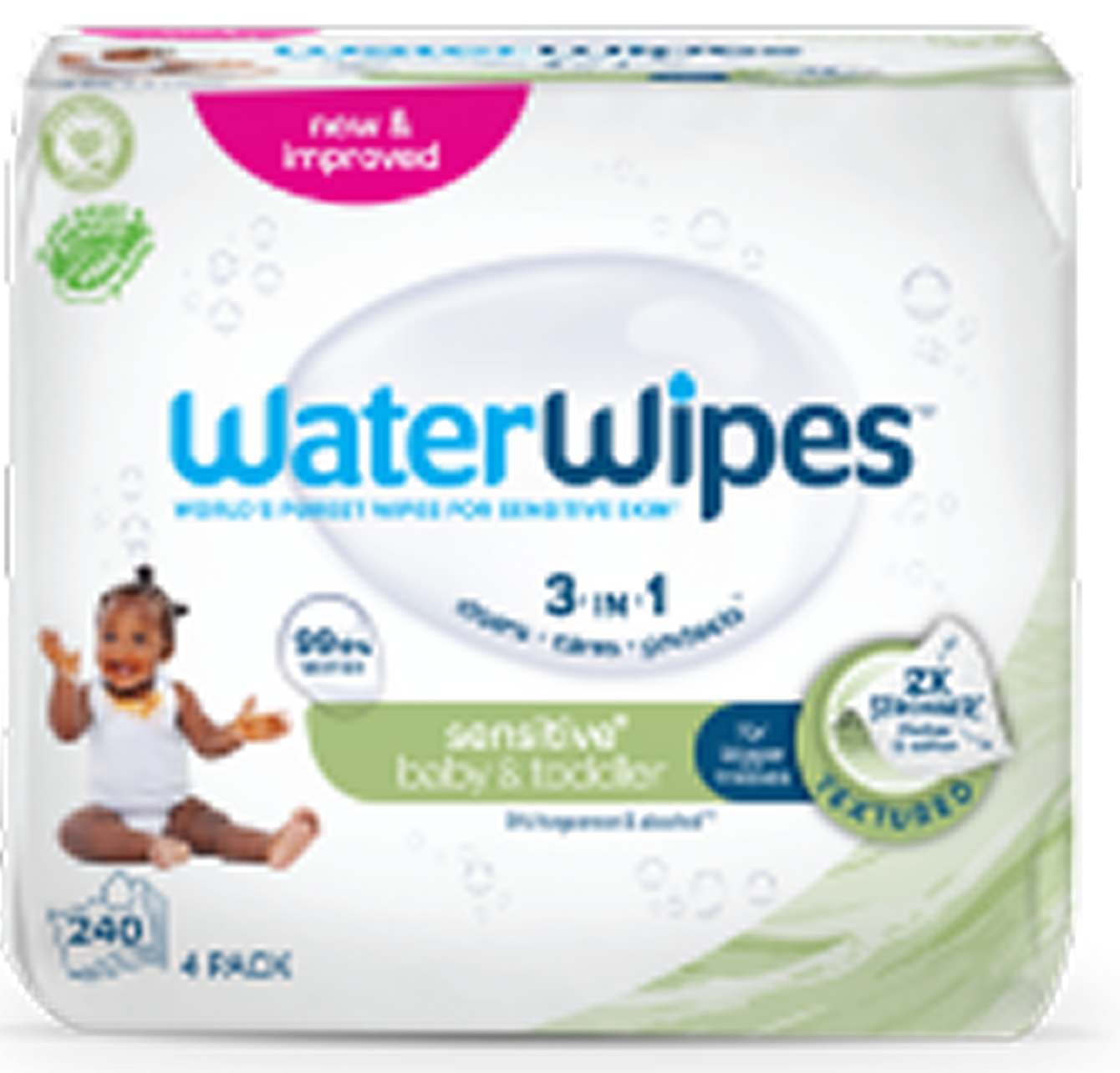 4 Pack x 60 Wipes (240 wipes total)